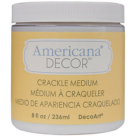 DecoArt Americana Decor Clear Crackle Medium 8oz Clear
