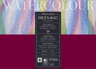 Fabriano Watercolour Block Cold Press 90lb 9.5x12.5