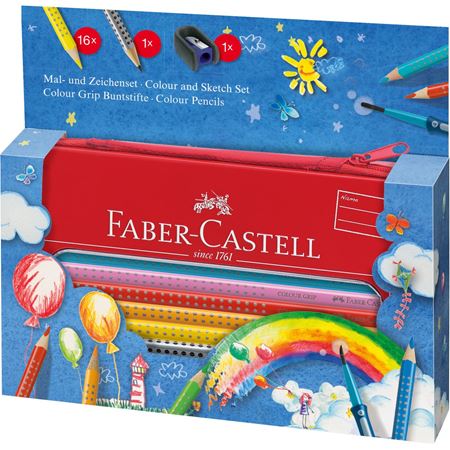 Faber-Castell GRIP Painting & Drawing Tin Balloon Set