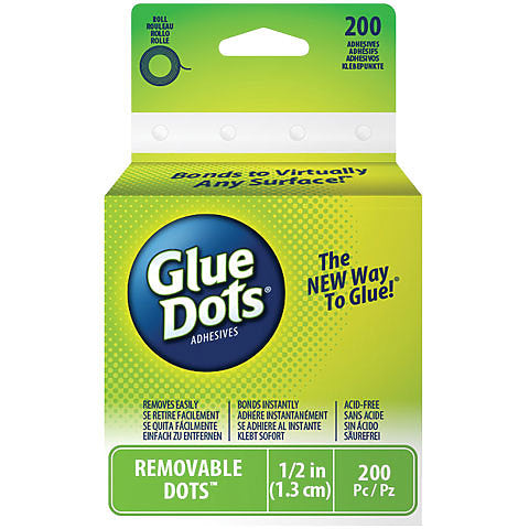 Glue Dots International Glue Dots Removable 200 Pack