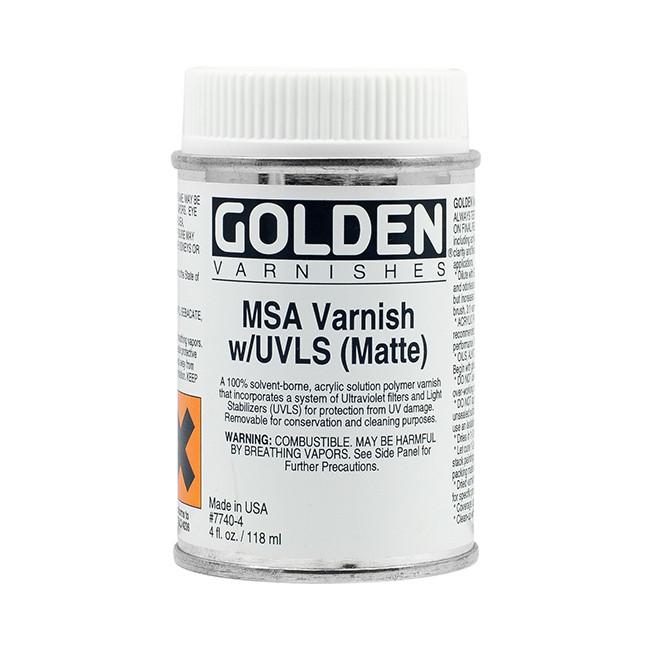 Golden 4oz MSA Varnish Matte