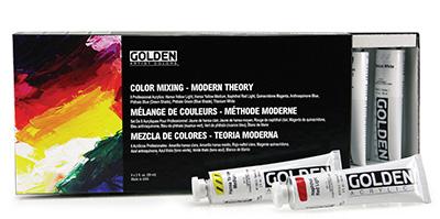 Golden Heavy Body Acrylic Mixing 8/Set 2oz - Modern Theory