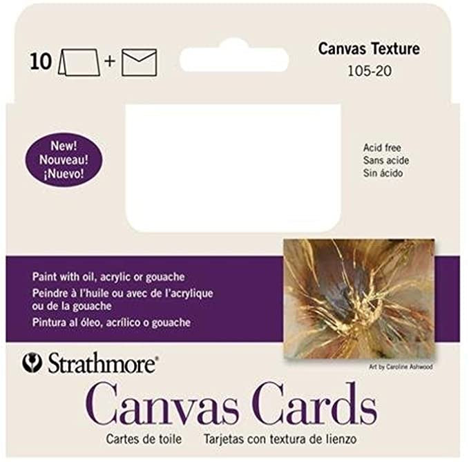 Strathmore Canvas Announcement Cards 10/PK