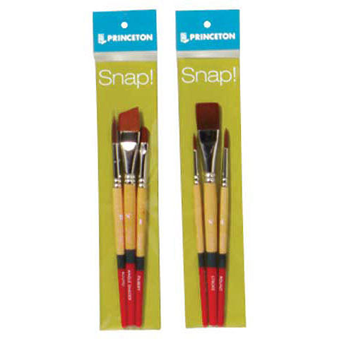 Princeton Snap Gold Taklon Brush Sets - 1