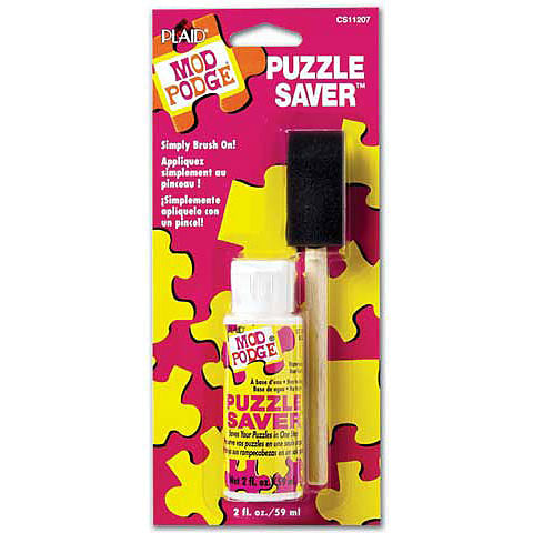 Mod Podge Puzzle Saver Glue Kit, Adhesive Brushes for Jigsaw Puzzles, —  Grand River Art Supply