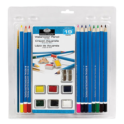 Royal Brush Essentials Watercolor Pencil Art Set