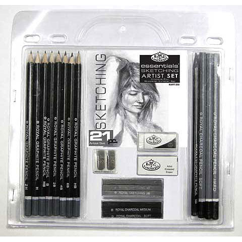 Royal Brush Essentials Sketching & Drawing Tin Set