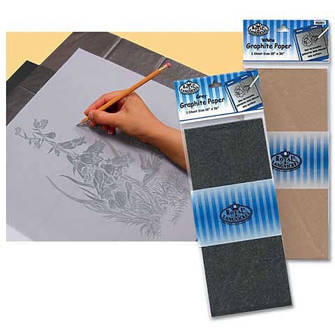 Royal & Langnickel Graphite Paper - Gray - 1 sheet