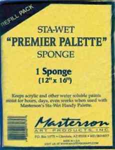 STA-WET Masterson's Premier Palette Sponge 12 x 16