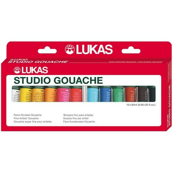 Lukas Studio Gouache Set/12 20ml