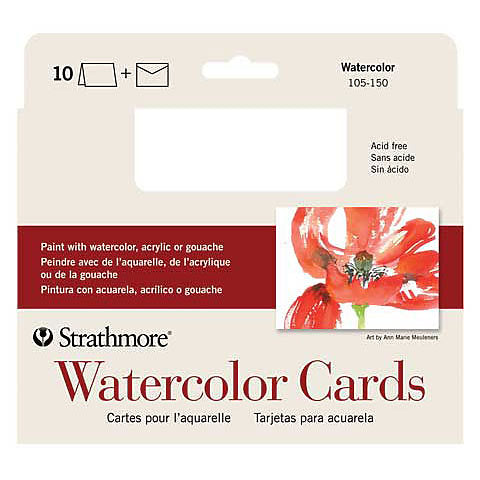 Strathmore Watercolour Card 5x7 10pk