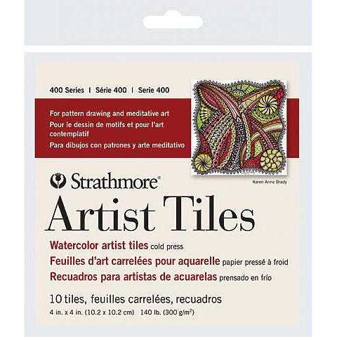 Strathmore Artist Tiles Watercolour Pack 4x4