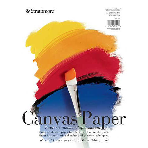 Strathmore Canvas Paper Pad 200 Series 9x12