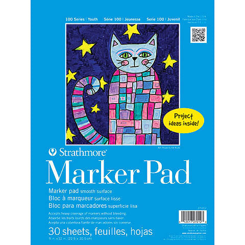 Strathmore Kids Marker Paper Pad 9x12