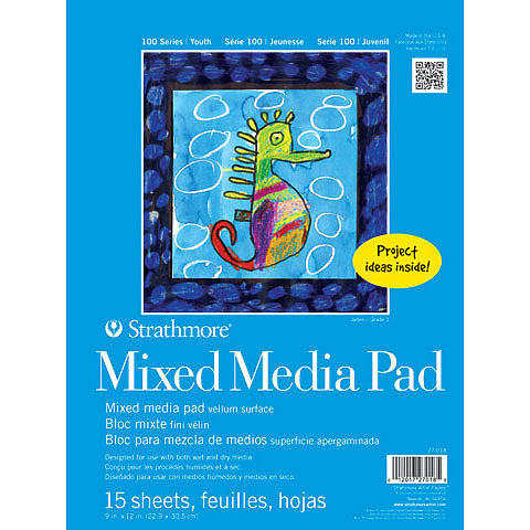 Strathmore Kids Mixed Media Paper Pad 9x12