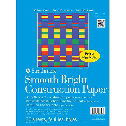 Strathmore Kids Smooth Bright Construction Paper Pad 8.5x11