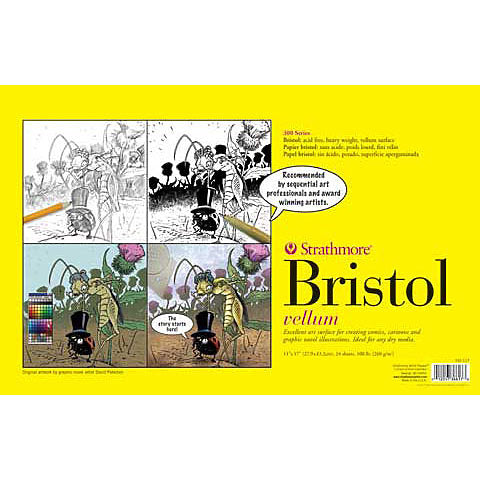 Strathmore Sequential Art Bristol Paper Pads 300 Series 11x17
