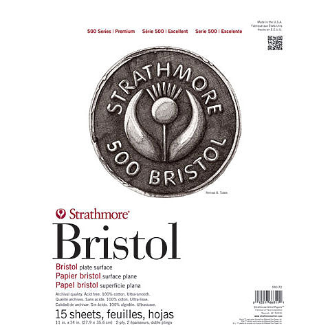 Strathmore Bristol Paper Pads 500 Series 11x14
