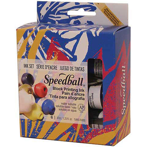 Speedball Blockprinting Ink Starter 6/Set