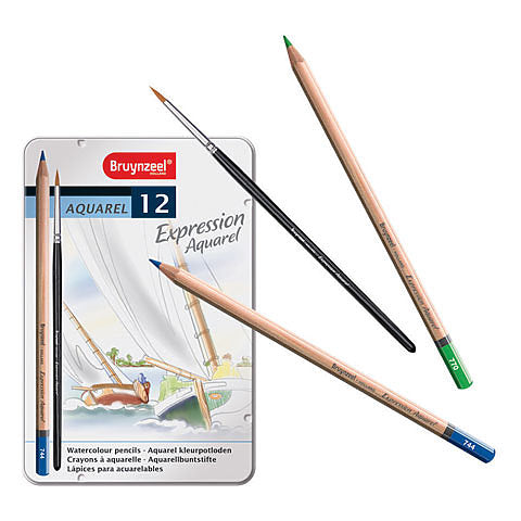 Bruynzeel Expression Watercolour  Pencils Set/12