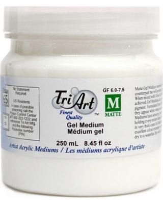 Tri-Art Acrylic Gel Medium - Matte, 500 ml 