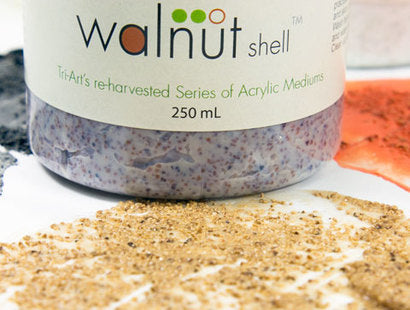 Tri-Art Re-harvested Walnut Shell Medium 250ml