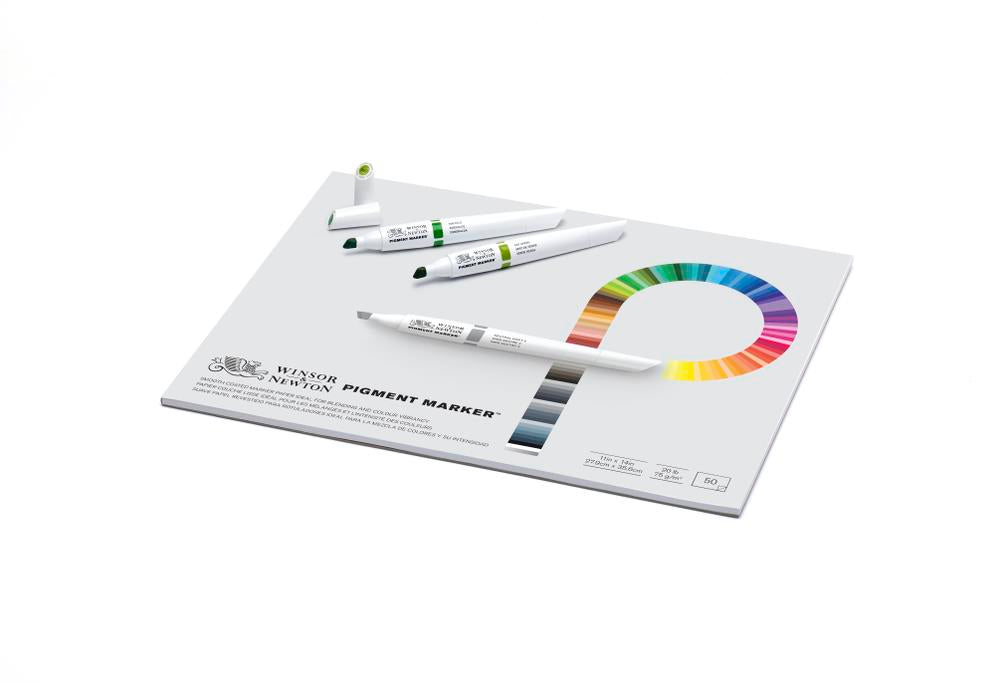 Winsor & Newton Pigment Marker Pad 9x12 50sh