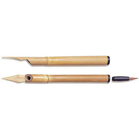 Yasutomo TP235 Combination Bamboo Pen and Brush