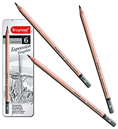 Bruynzeel Expression Graphite Pencil Tin/6