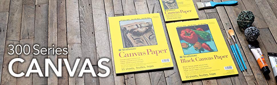 Strathmore Canvas Paper Pad 300 Series 12x16