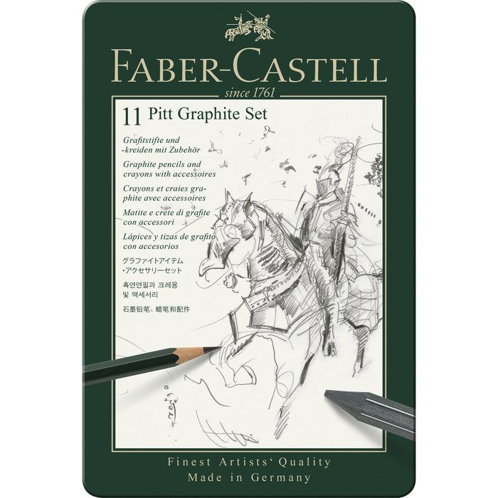 Faber-Castell PITT Graphite Tin Set/11