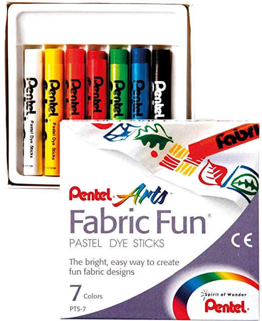 Pentel Fabric Dye Sticks Set/7