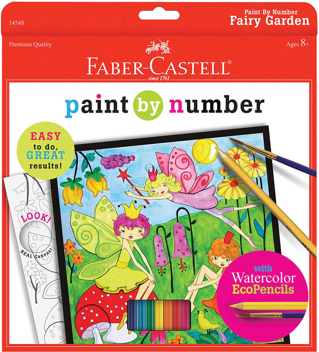 Faber-Castell Watercolour by Number Fairy Garden Set