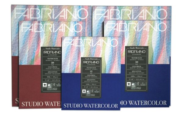 Fabriano Watercolour Paper Pad Cold Press 140lb 11x14