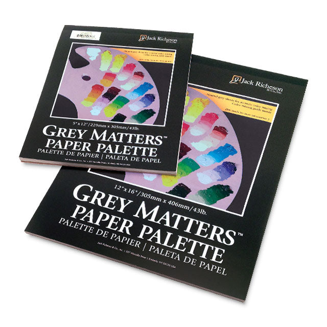 Grey Matters Paper Palette Grey 9x12 50 sheets