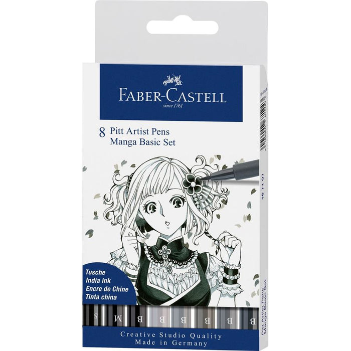 Faber-Castell Artist Pen Manga Set/8