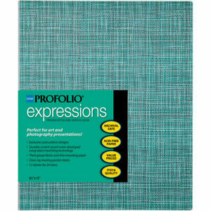 Itoya Art Portfolio Expressions Presentation Book 8.5x11Aqua