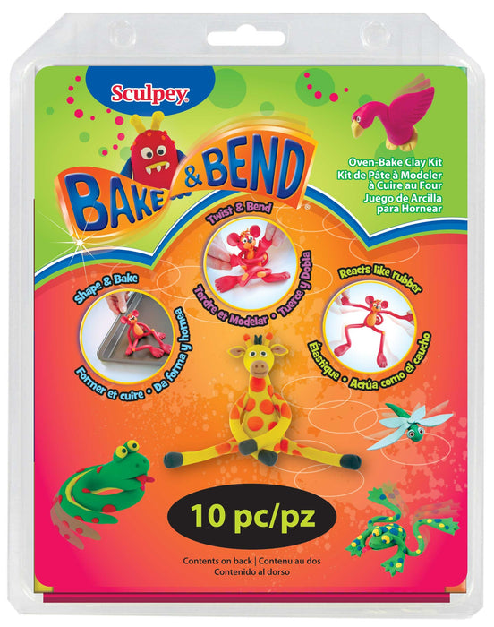 Sculpey Bake and Bend Oven-Bake Clay Set